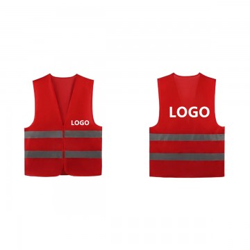 Red Adult Safety Reflective Vest